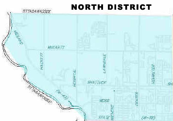 north district map